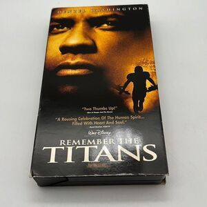 Remember the Titans (VHS,‎ 2001) DRAMA Walt Disney, Denzel, Washington